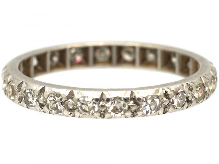 Early 20th Century Platinum & Diamond Eternity Ring