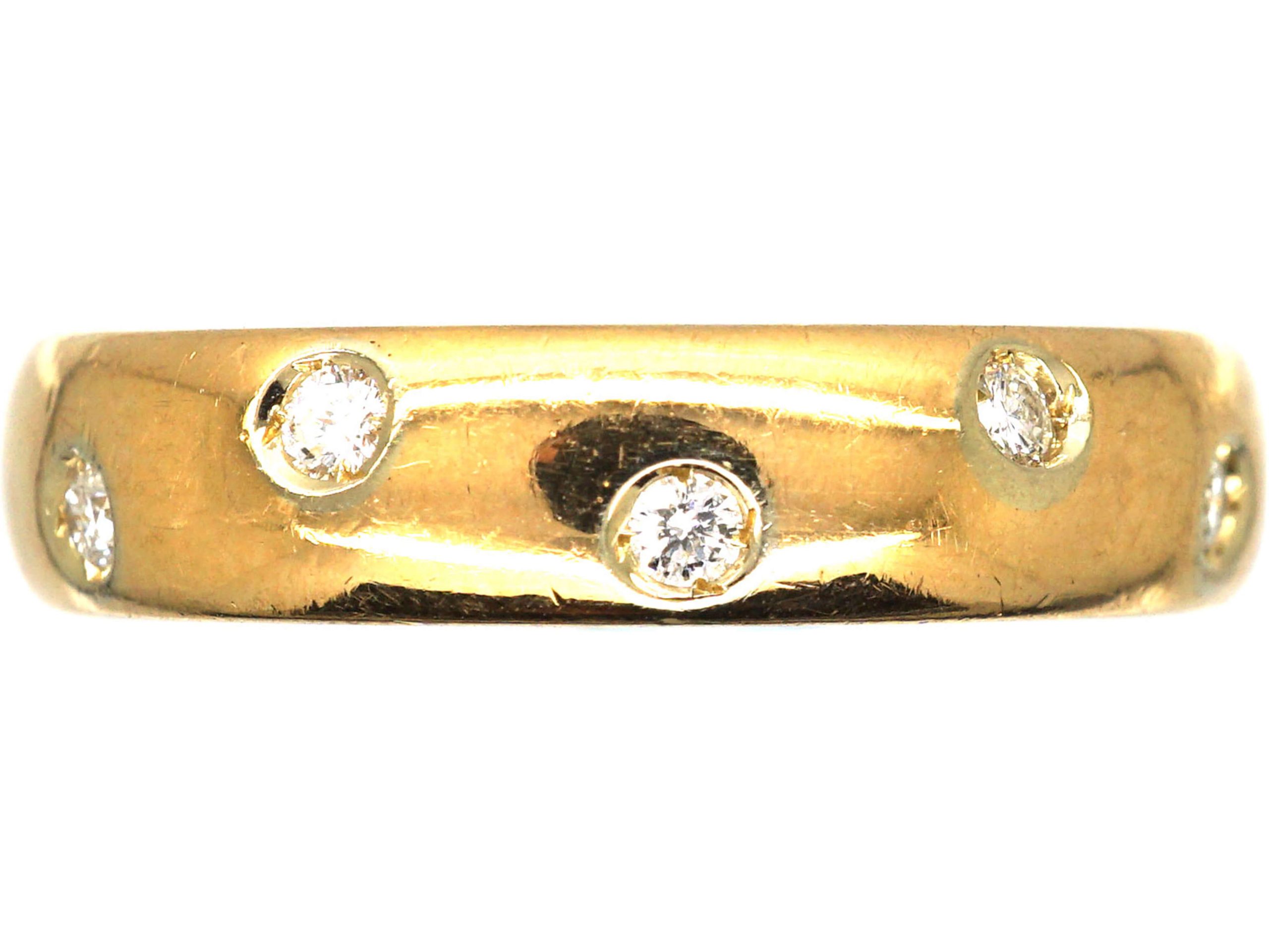 18ct Gold & Diamond Ring Retailed by Asprey