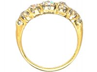 Victorian 18ct Gold, Seven Stone Old Mine Cut Diamond Ring