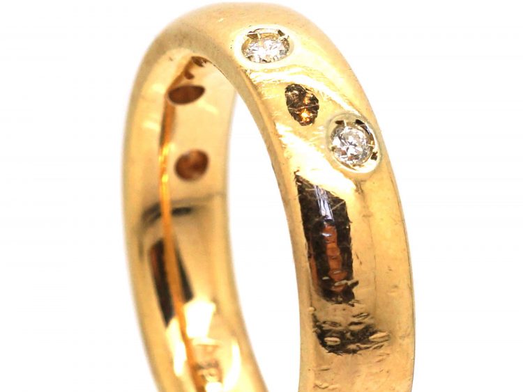 18ct Gold & Diamond Ring Retailed by Asprey