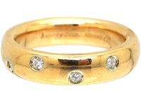 18ct Gold & Diamond Ring Retailed by Asprey