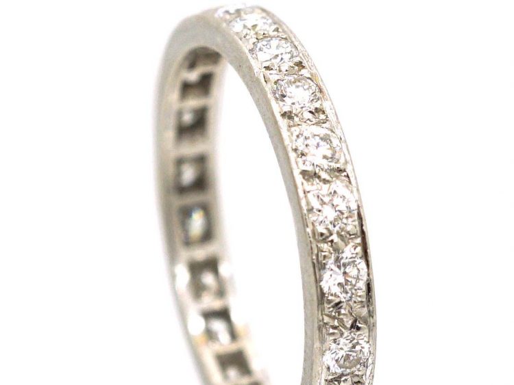 Art Deco Platinum Diamond Eternity Ring
