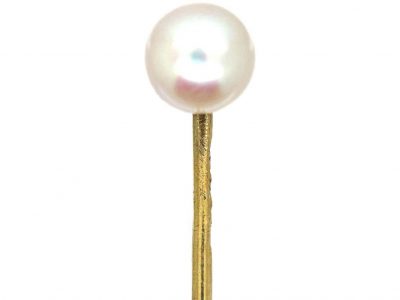 Edwardian Natural Pearl Tie Pin