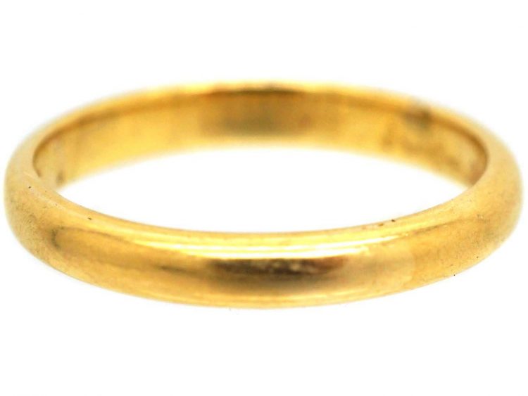 Edwardian 22ct Gold Wedding Ring