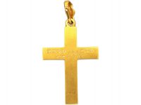 Victorian 15ct Gold Cross set with Natural Split Pearls