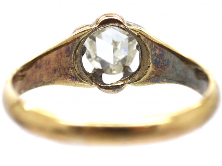 Georgian Heart Shaped Rose Diamond Ring