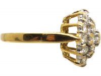 18ct Gold, Diamond Cluster Ring