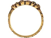 Victorian 15ct Gold Acrostic Ring that spells Regret