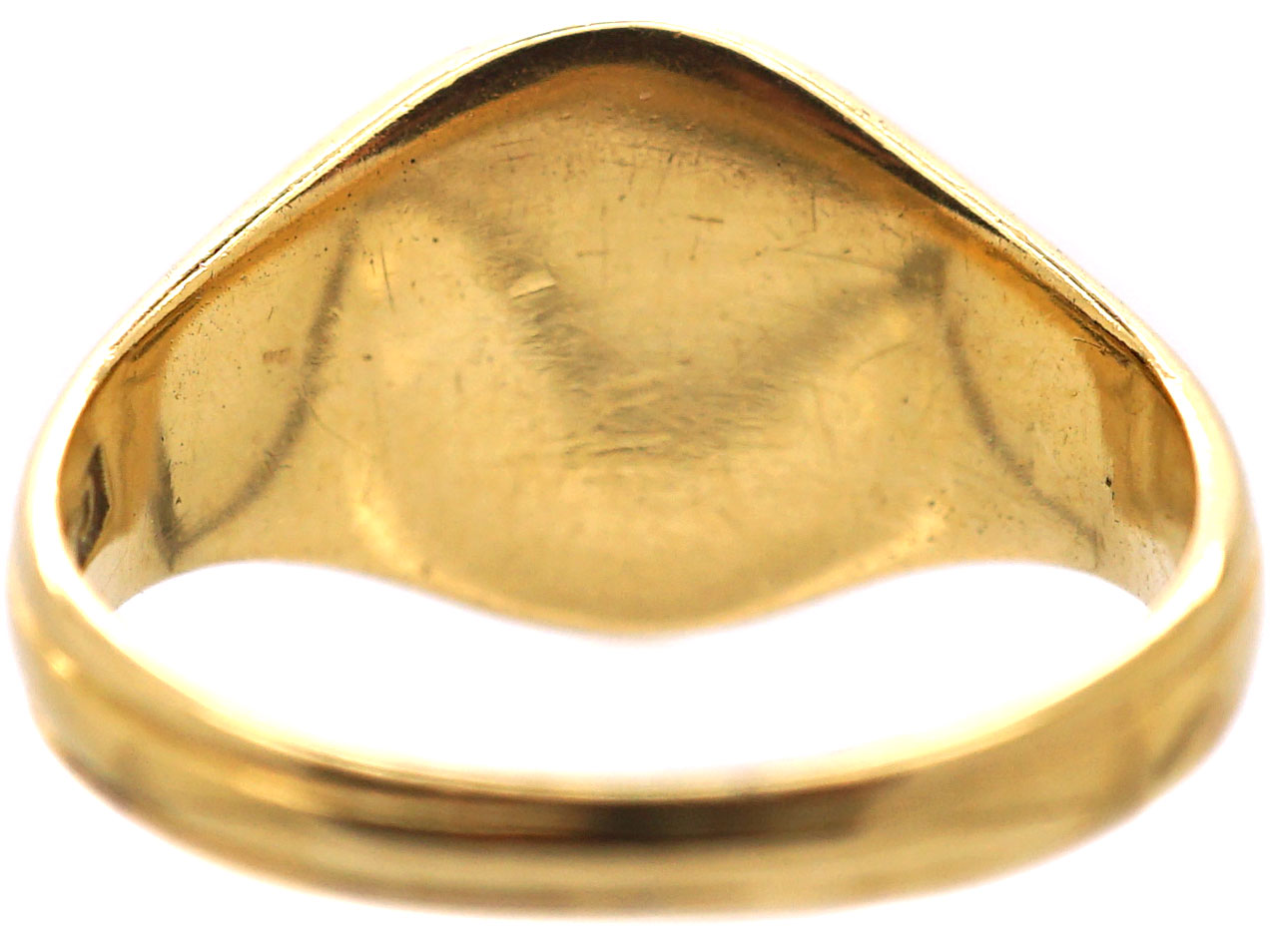 Edwardian 18ct Gold Signet Ring with Intaglio of a Galleon (227T) | The ...