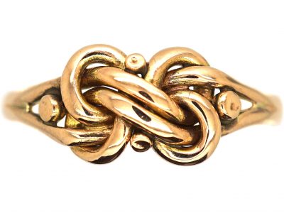 Victorian 9ct Gold Lover’s Knot Ring