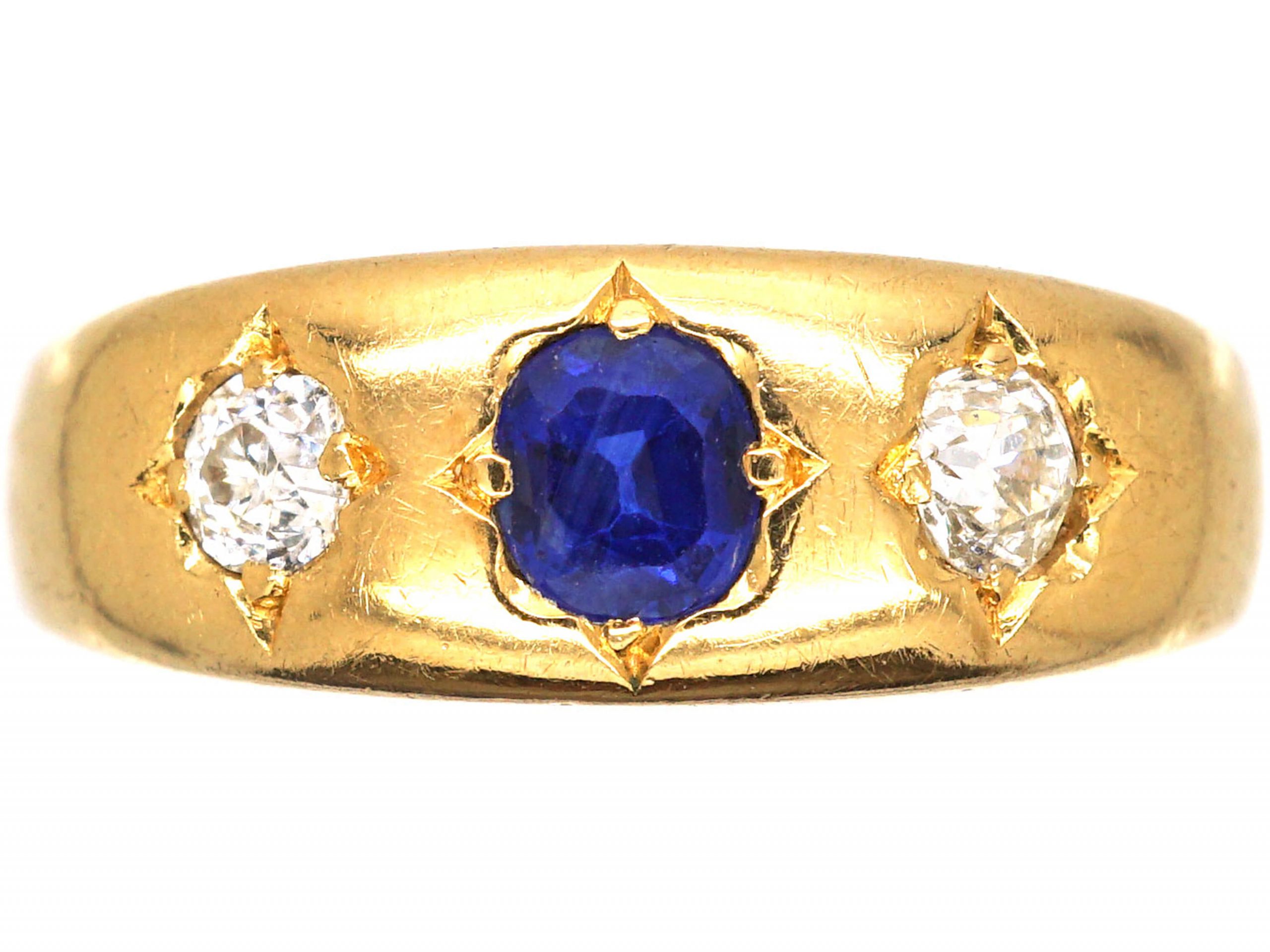 Sapphire clearance gypsy ring