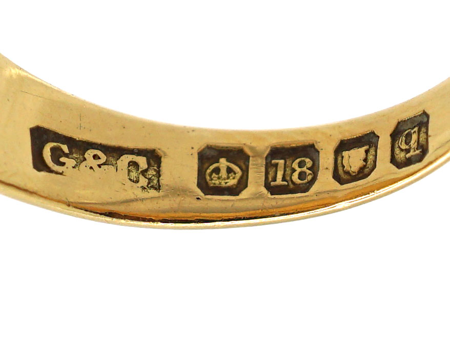 Edwardian 18ct Gold Signet Ring with Intaglio of a Galleon (227T) | The ...