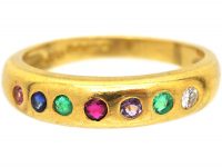 18ct Gold Acrostic Ring that Spells Dearest