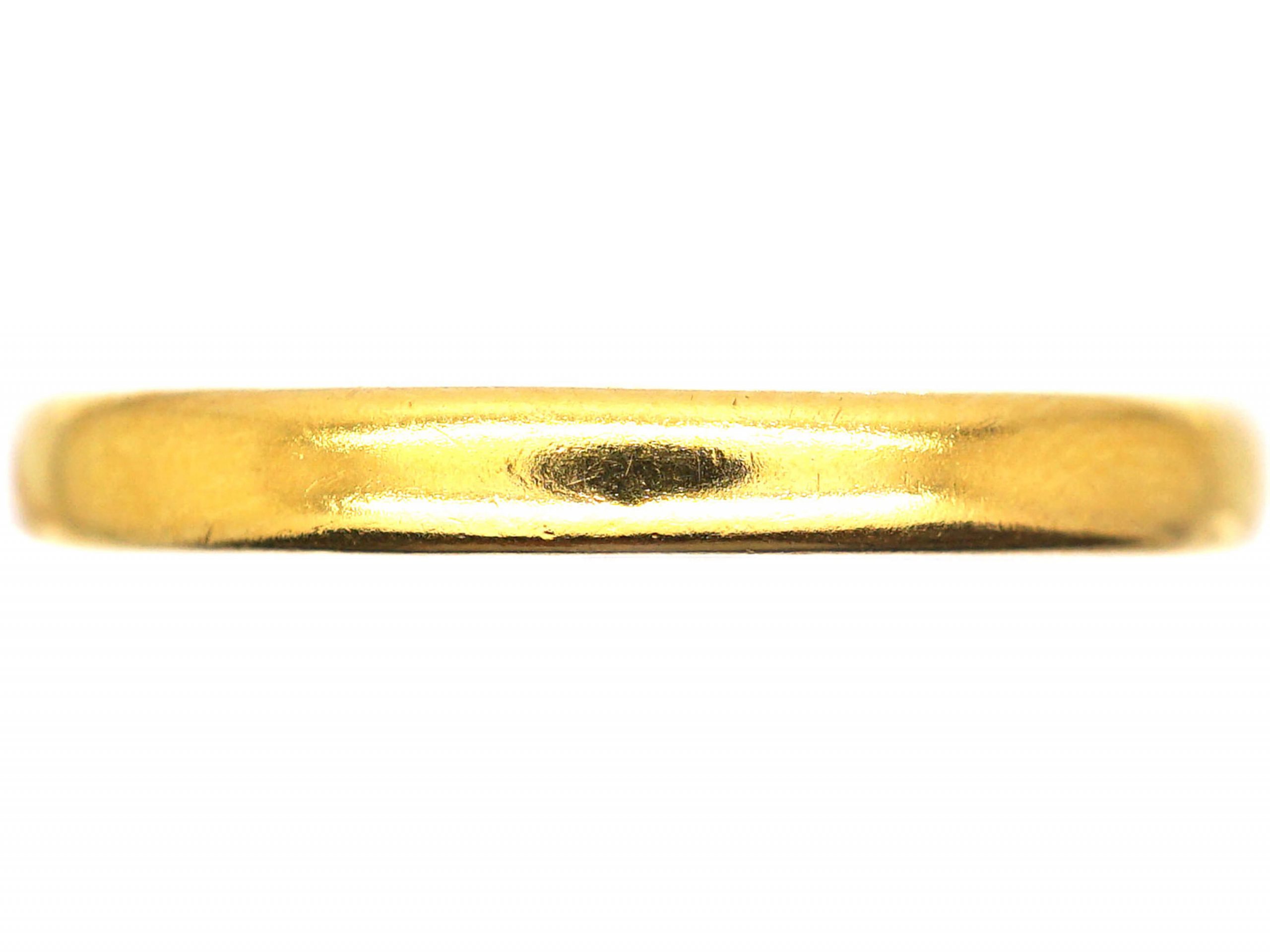 22ct Gold Wedding Ring by Charles Green & Sons made in 1933 (99T) The