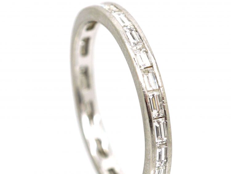 18ct White Gold Baguette Diamond Eternity Ring