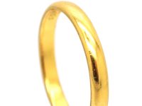 Retro 22ct Gold Wedding Ring made in 1949