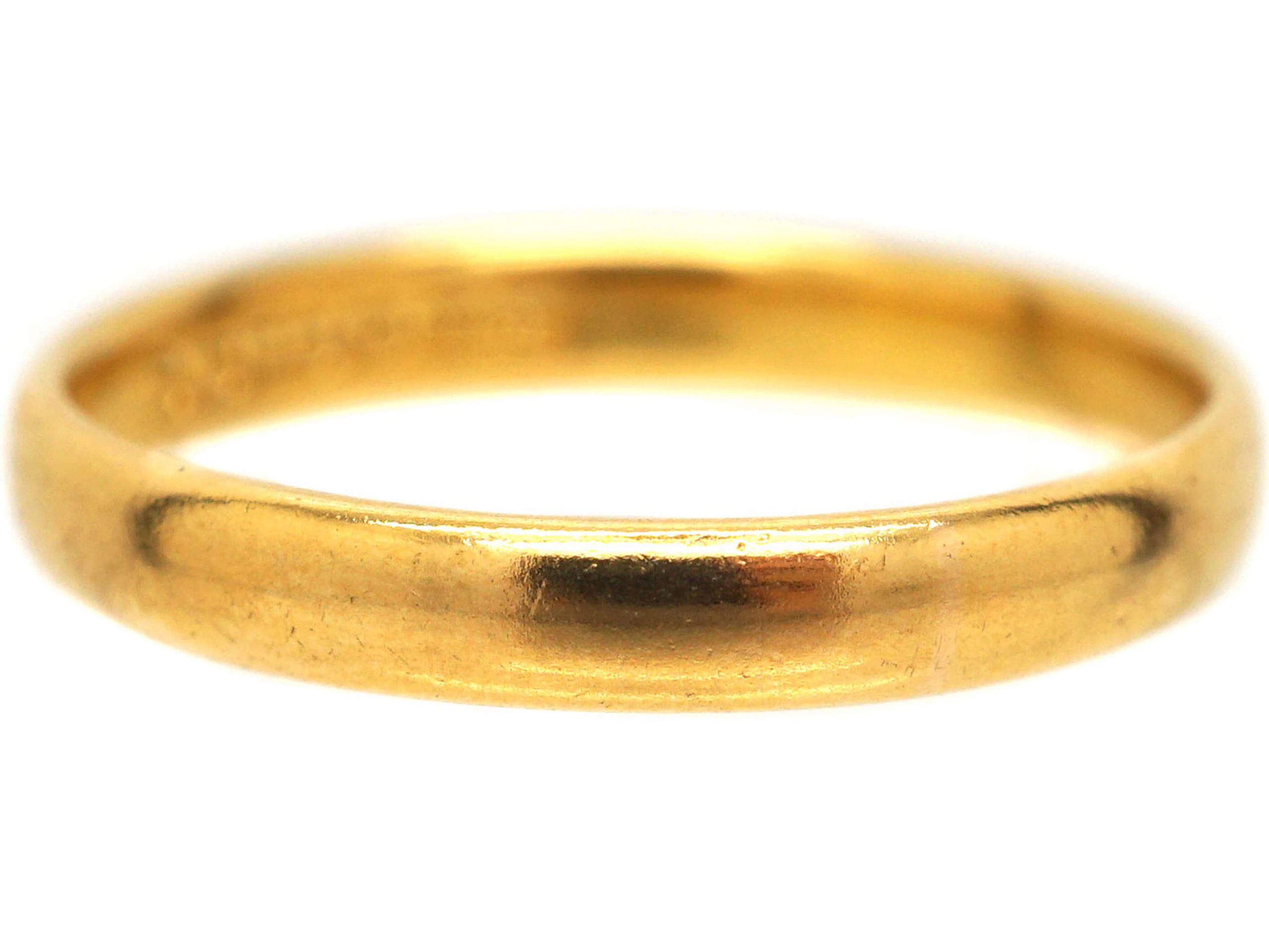 22ct Gold Wedding Ring (97T) | The Antique Jewellery Company