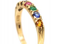 9ct Gold Acrostic Ring that Spells Dearest