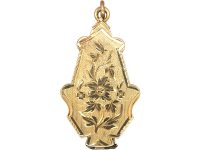 19th Century Swiss 14ct Gold & Enamel Family Locket with Six Compartments