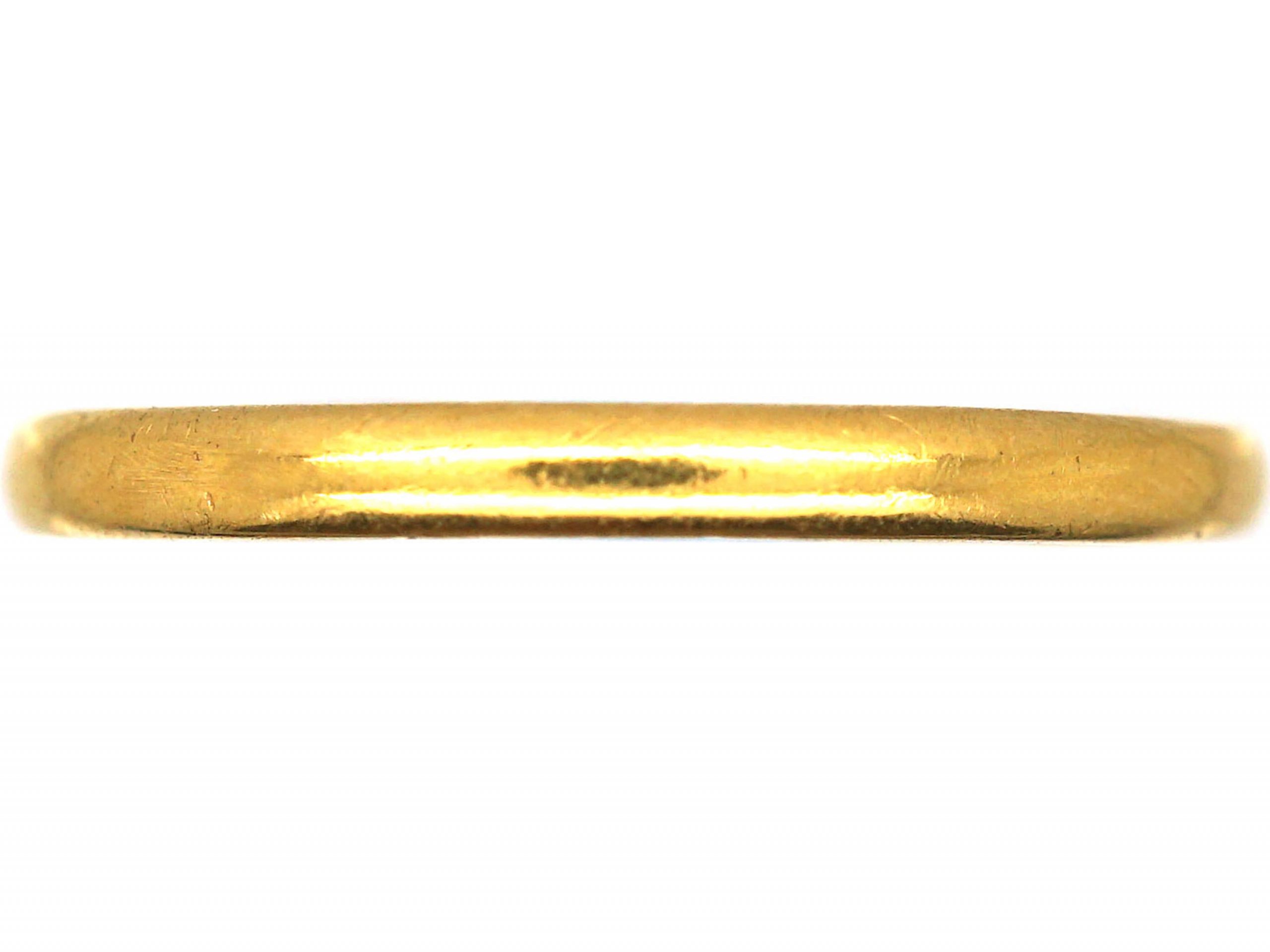WILLAM GRIFFITHS 18k gold plated sterling ring