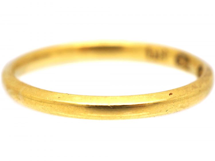 Georgian 18ct Gold Wedding Ring