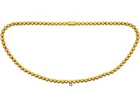 Victorian 18ct Gold Beads Collar