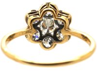 Early 20th Century 18ct Gold & Platinum, Diamond Cluster Ring