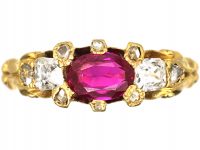 Regency 18ct Gold, Ruby & Diamond Ring