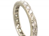 Early 20th Century 18ct White Gold & Diamond Eternity Ring