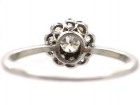 Edwardian Platinum & Diamond Daisy cluster Ring