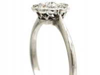 Edwardian Platinum & Diamond Daisy cluster Ring