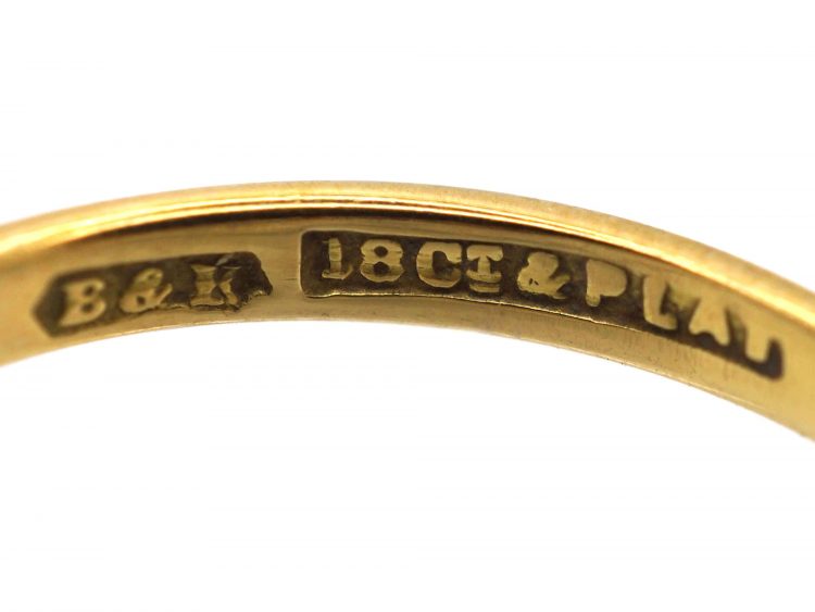 Edwardian 18ct Gold & Platinum, Regard Ring