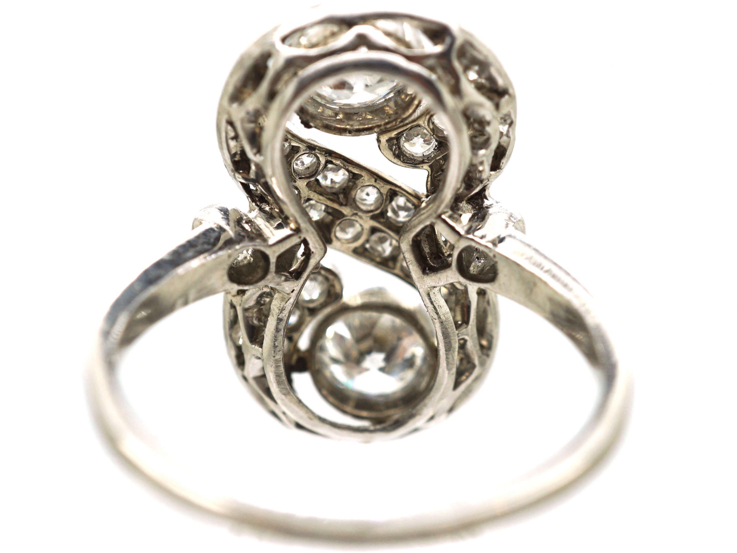 Art Deco Platinum Figure of Eight Ring set with Diamonds (945T) | The ...