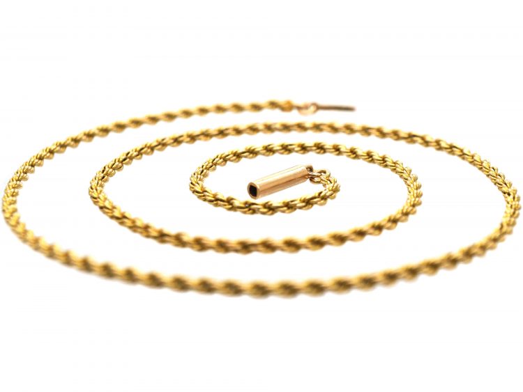Victorian 15ct Gold Prince of Wales Twist Chain