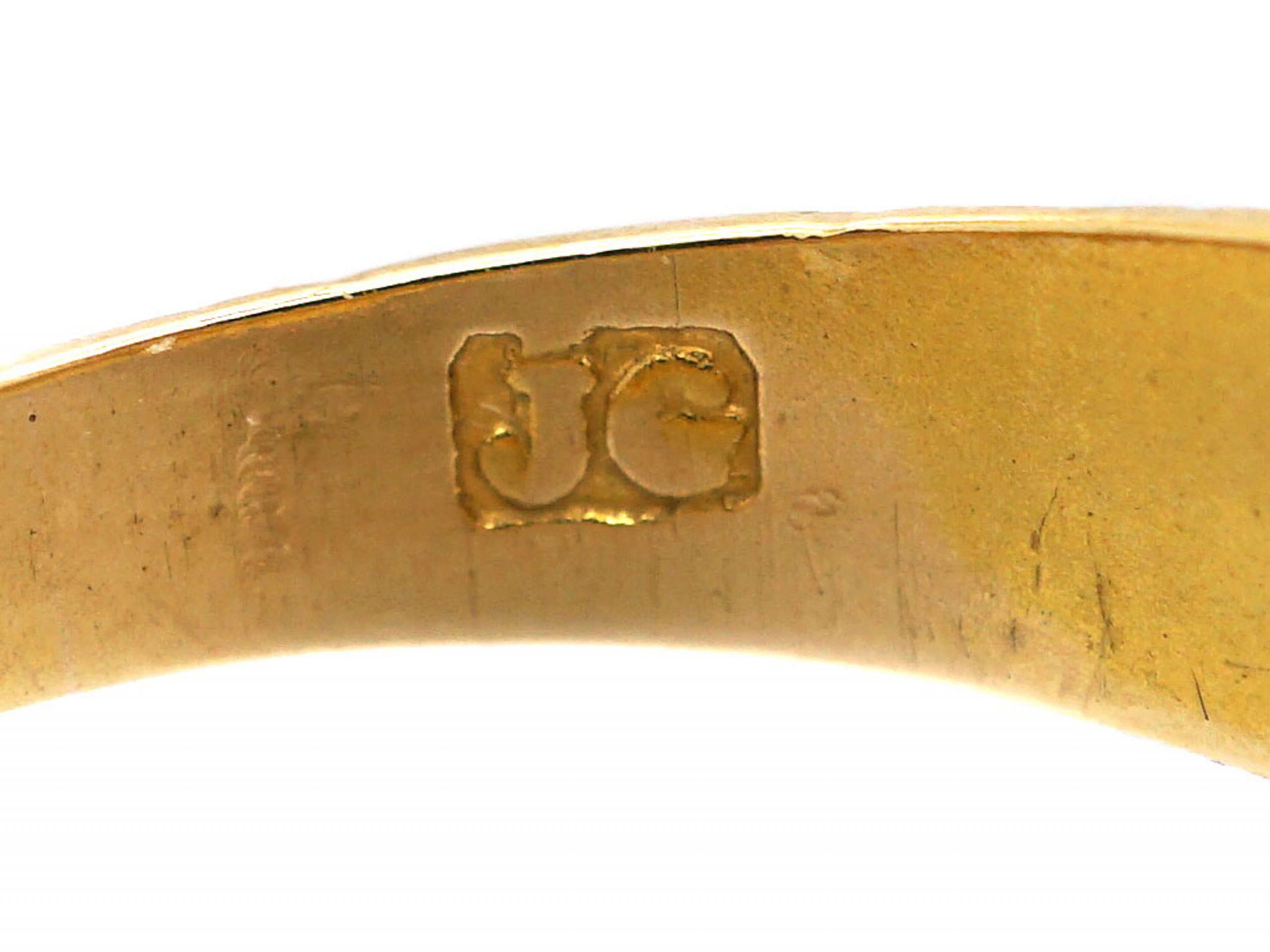 Victorian 18ct Gold Mizpah Ring (68U) | The Antique Jewellery Company