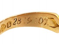 Edwardian 18ct Gold Keeper Illusion Ring