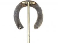 Victorian Silver Horseshoe Tie Pin
