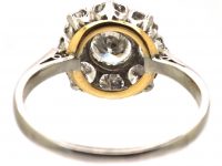 Early 20th Century Platinum & Diamond Cluster Ring