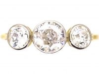 Mid 20th Century 18ct White Gold, Diamond & Pearl Drop Earrings