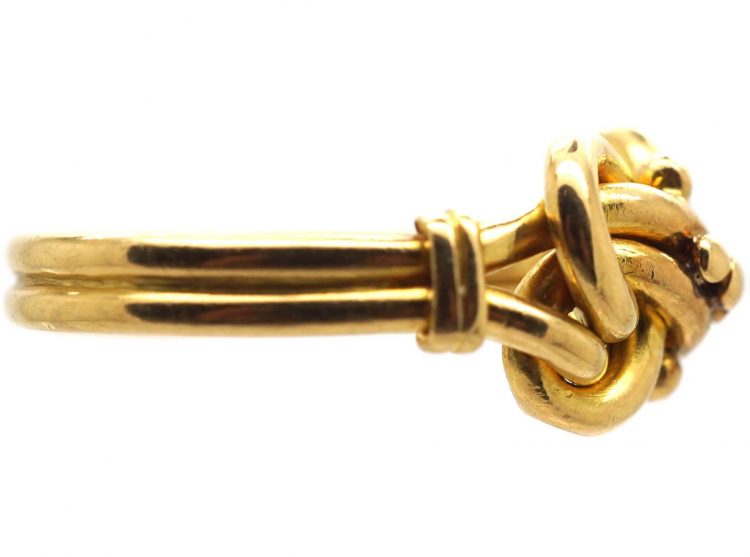 Victorian 18ct Gold Lover's Knot Ring