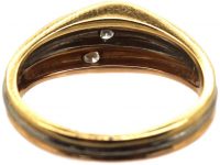 18ct Gold Three Colour Gold Ring set with Diamonds by Cartier