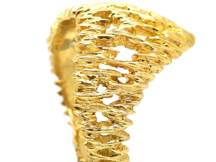 18ct Gold Ring designed by Gilbert Albert for Omega