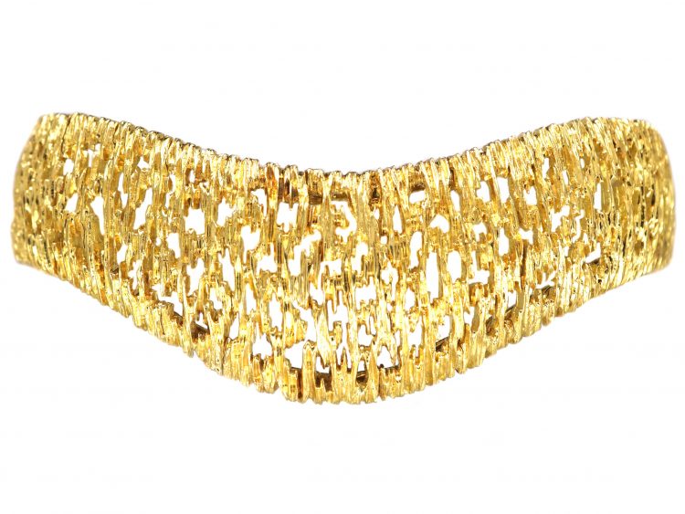 18ct Gold Bracelet designed by Gilbert Albert for Omega