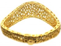 18ct Gold Bracelet designed by Gilbert Albert for Omega