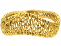 18ct Gold Bracelet designed by Gilbert Albert for Omega