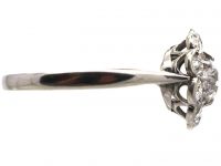 Edwardian Platinum & Diamond Daisy Cluster Ring