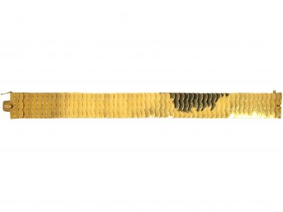 1960s 18ct Gold, Fish Scale Bracelet by UnoAErre