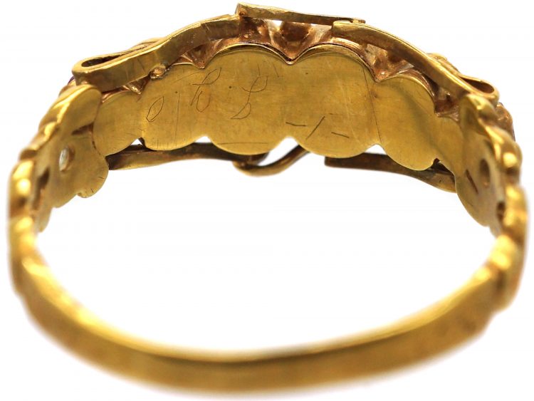 Regency 15ct Gold Acrostic Ring that Spells Regard