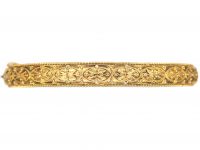 Victorian 15ct Gold Etruscan Revival Bangle