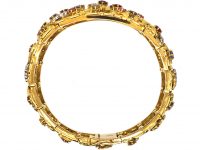 1960s 18ct Gold Harlequin Bangle